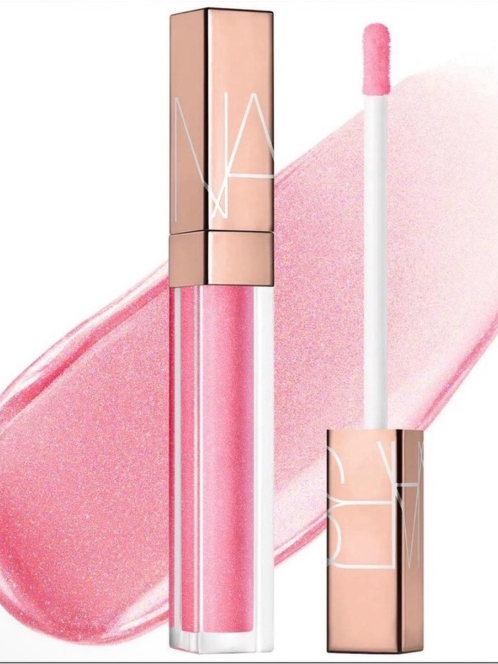 NARS Afterglow Lip Shine —
Lover to Lover Pink Gloss